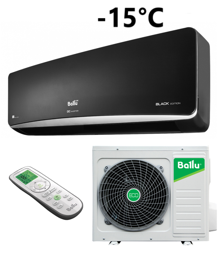 Кондиционер Ballu BSPI-13HN1/BL/EU Black Platinum DC Inverter