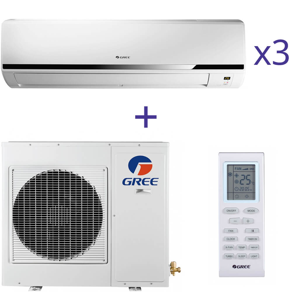 Комплект мультисплит системы Gree GWHD(21)NK3KO+GWH(09)KF-K3DNA5G/I+GWH(07)KF-K3DNA5G/I*2шт.